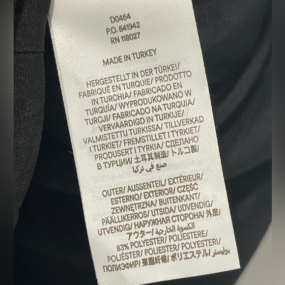 Boden Sleeveless Mini Shift Dress In Black Size 16/18 New - Picture 6 of 9